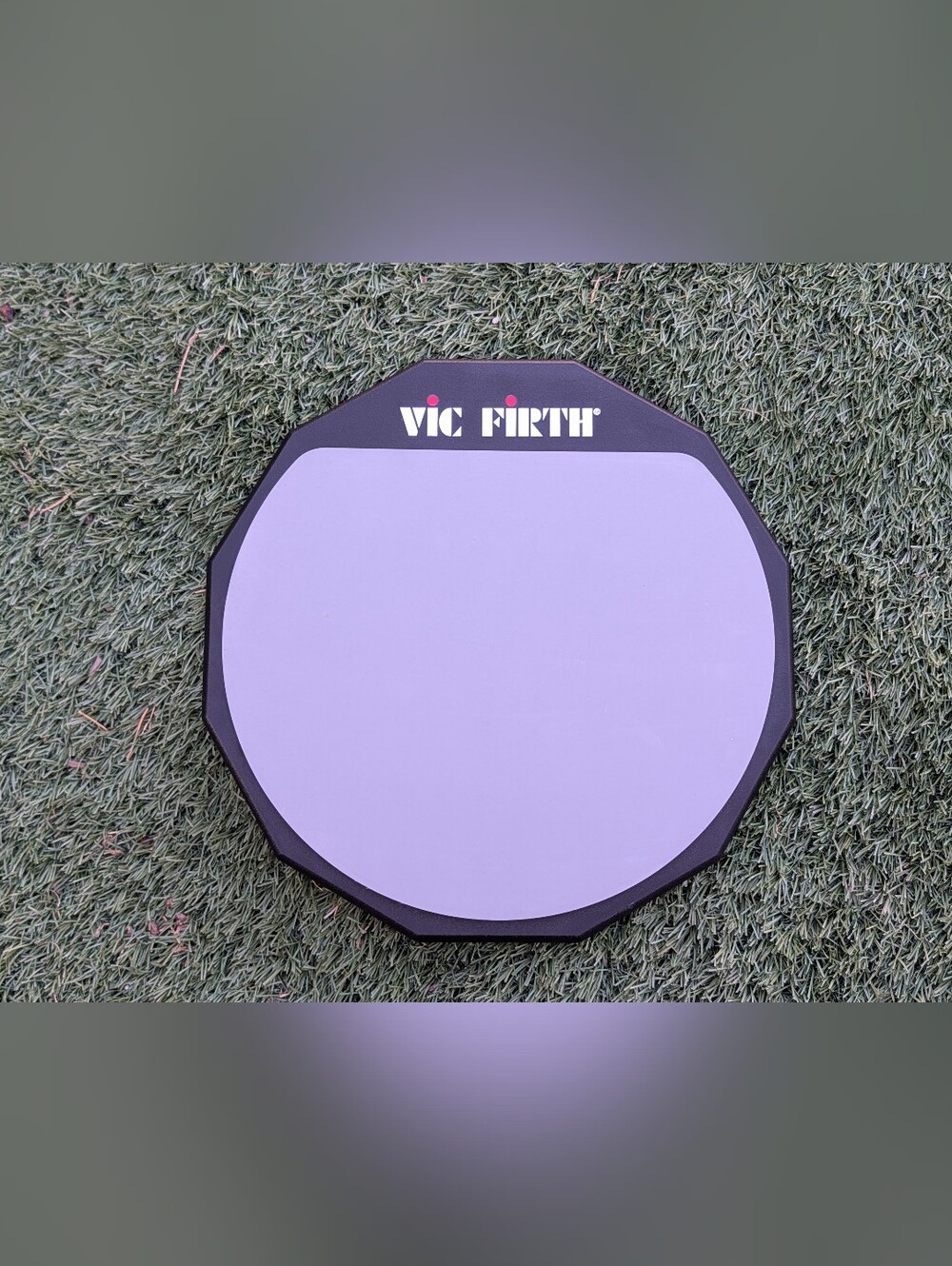 Vic Firth 12-Inch Double-Sided Drum Practice Pad (PAD12D) - Dual Density VGC